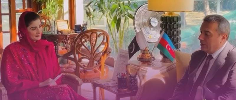 Maryam Nawaz meets Azerbaijan Ambassador Khizr Farhadov
