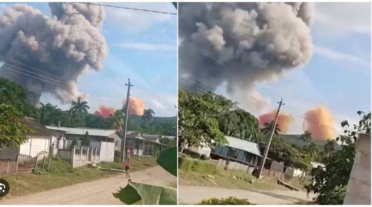 13 Cuban soldiers dead in arms depot explosion