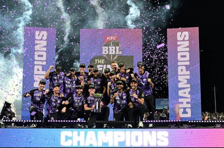 Owen equals record with fastest ton as Hurricanes win BBL title