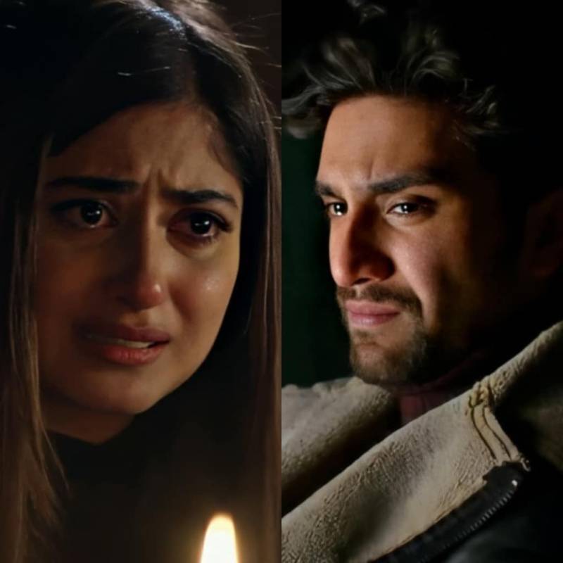 Sajal and Ahad spotted teary-eyed at Hum TV's 20th anniversary