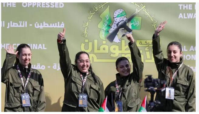 Freed hostages' smiles deceptive, Israel's military says