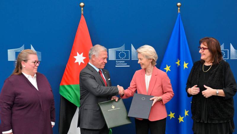 EU pledges 3 billion euros for Jordan in new 'strategic' partnership