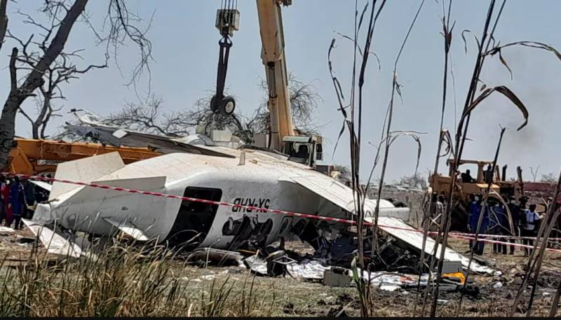 Plane crash in South Sudan kills 20