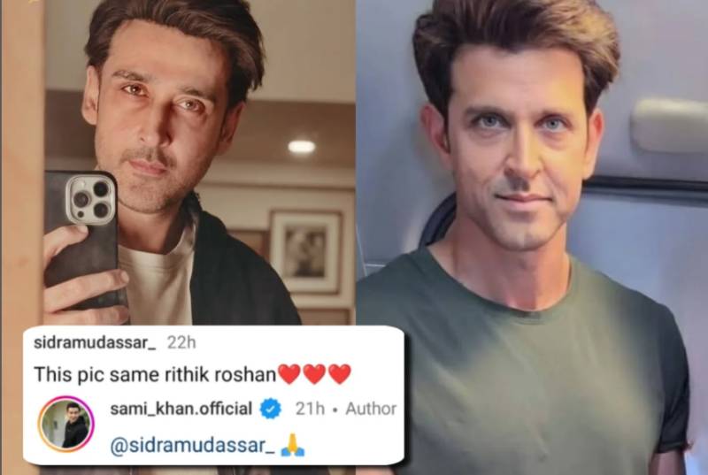 Netizens think Sami Khan resembles Hrithik Roshan