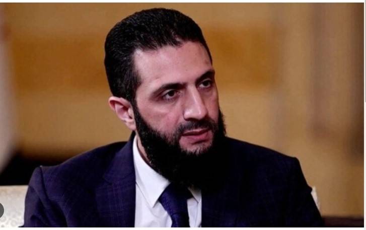 Syria interim president en route to Saudi Arabia for first foreign visit