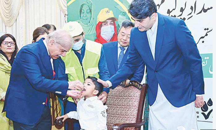 PM launches anti-polio drive, vows to eradicate menace