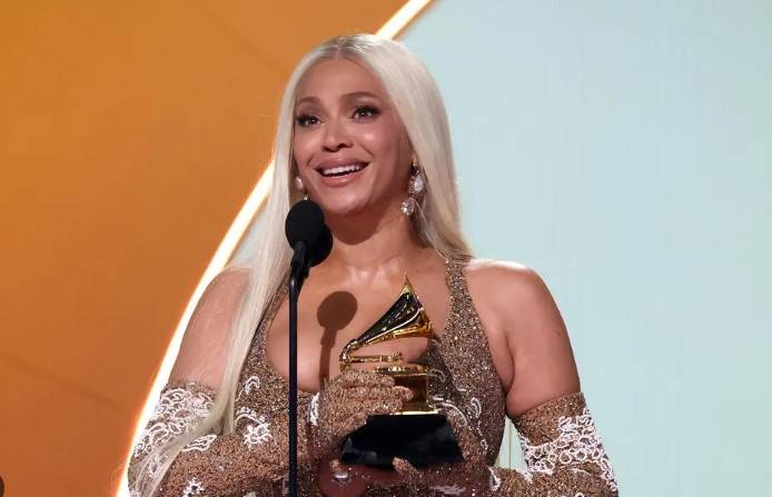 Beyonce finally wins top album at Grammys, as Lamar shines