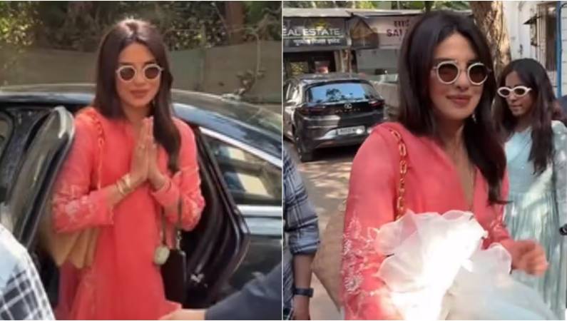 ‘Shaadi ka Ghar’: Priyanka Chopra dons eastern fit for brother's pre-wedding rituals 