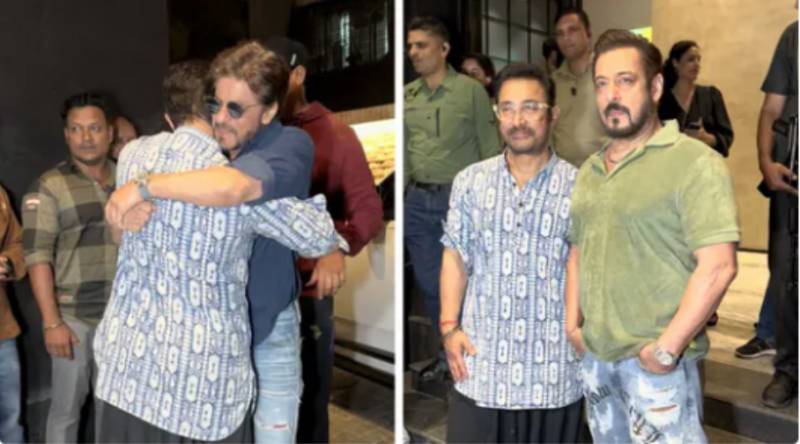 Heartwarming display of Shah Rukh, Salman and Aamir Khan’s friendship at ‘Loveyapa’ screening 