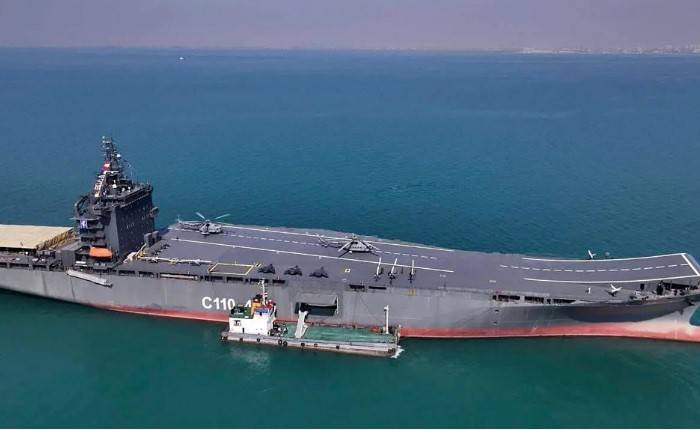 Iran Revolutionary Guards unveil first drone carrier in Gulf