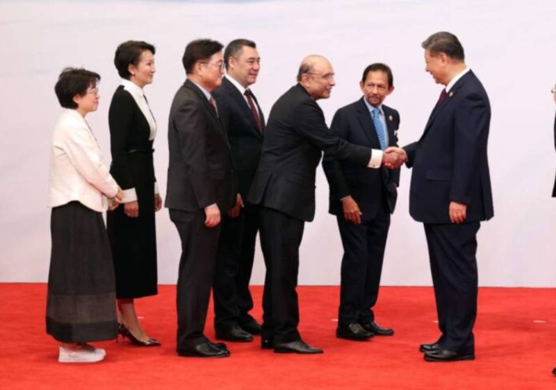 President Zardari attends opening ceremony of Asian Winter Games in China
