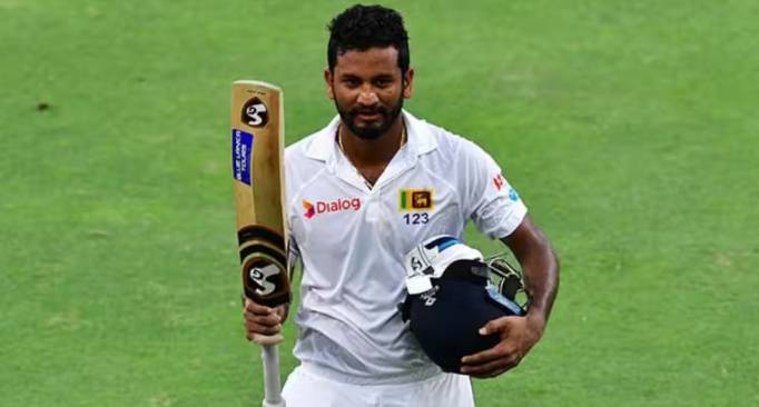 Captain's emotional farewell to Karunaratne hands him unwanted bowling record