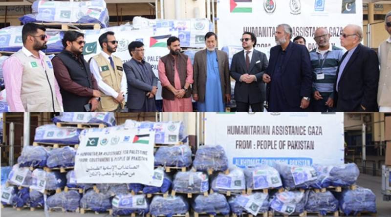 Pakistan sends 23rd aid consignment to war-hit Palestine, Lebanon, Syria