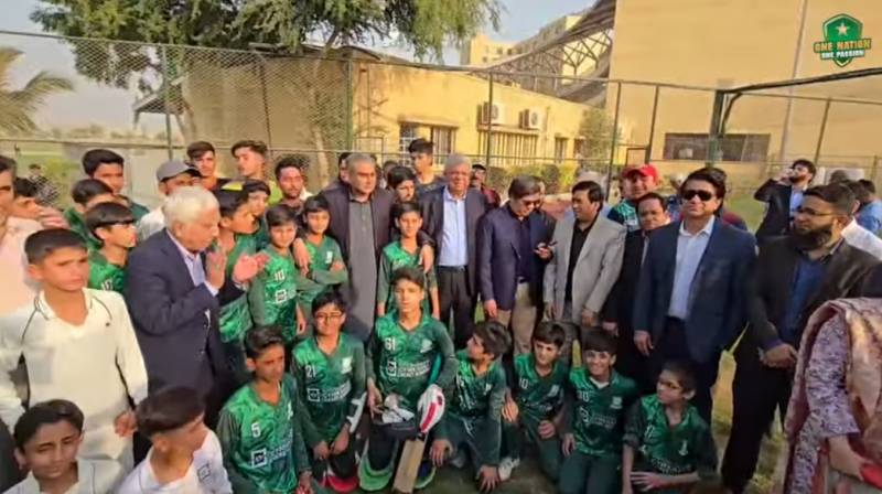 PCB Chairman Mohsin Naqvi visits Naya Nazimabad cricket stadium