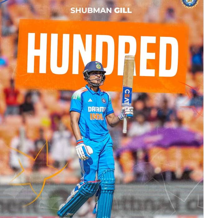 Shubman Gill becomes fastest to 2500 ODI runs, surpasses Hashim Amla