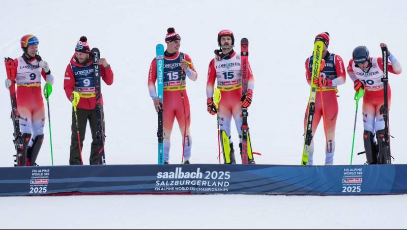 Von Allmen claims second world gold as Swiss sweep team combined