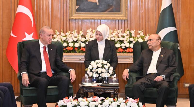 President Zardari holds meeting with Turkish counterpart Erdogan
