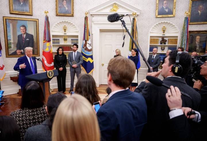 AP reporter again barred from Oval Office over 'Gulf of America'
