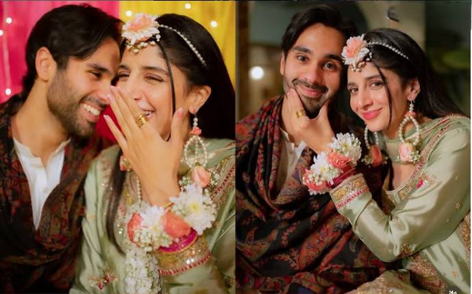  Sweet glimpses from Mawra Hocane, Ameer Gilani’s joyful dholki event 