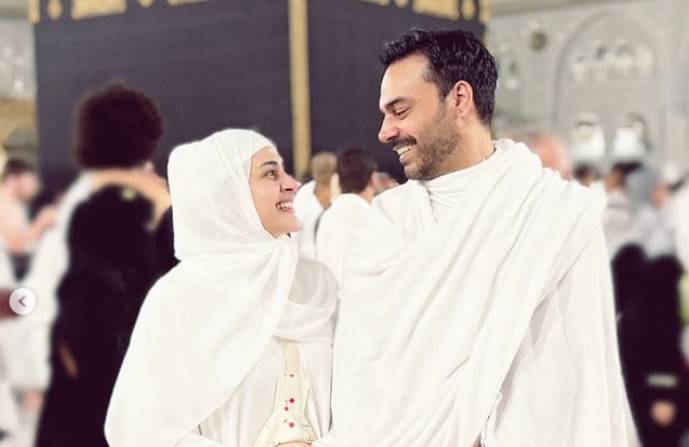 Kubra Khan and Gohar Rasheed perform Umrah after Nikkah 