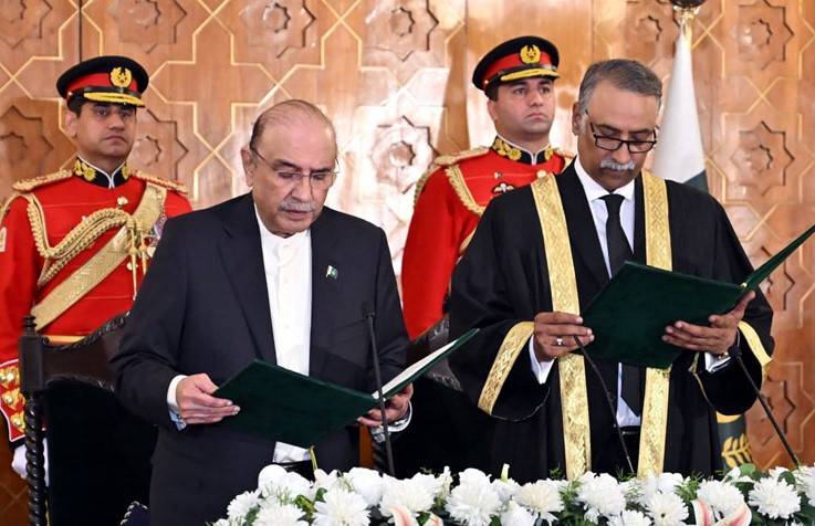 Acting CJs of Islamabad, Sindh, Peshawar, Balochistan high courts take oath