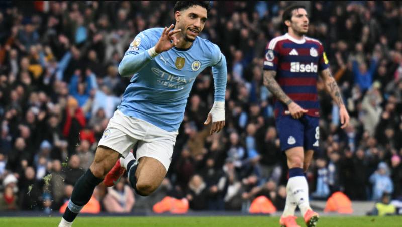 Marmoush hat-trick lifts Man City into Premier League top four