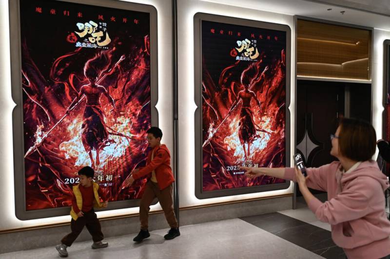 Chinese cheer animated blockbuster's release abroad