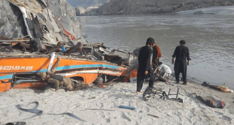 One dies, 20 injured as tourist bus falls into ravine near Balakot  