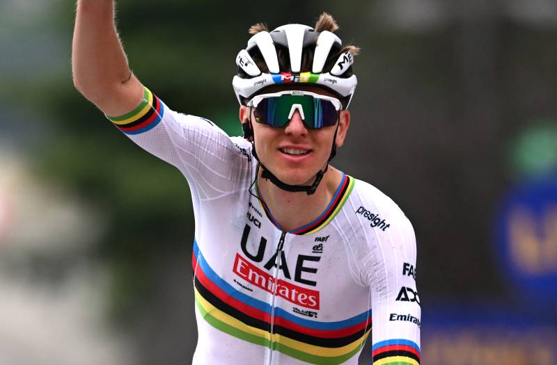 Pogacar over the rainbow as his 2025 season opens with UAE Tour