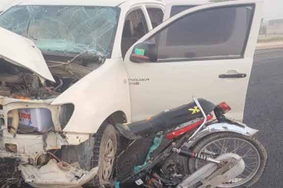 Six die in car-motorcycle collision in Multan