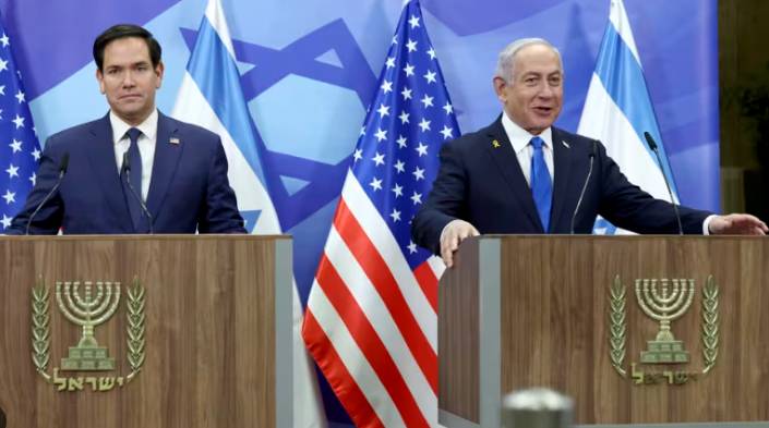 US, Israel present united front on Gaza, Iran