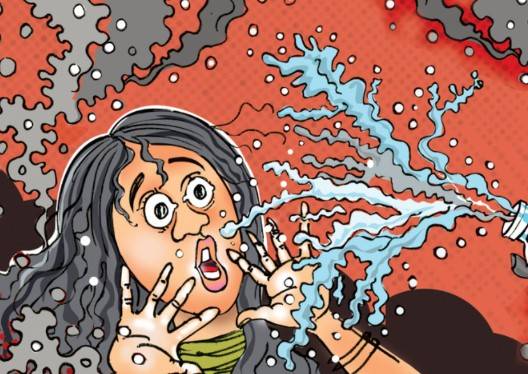 Woman receives burn injuries in acid attack by husband