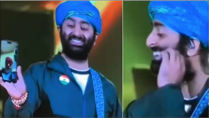 Arijit receives father’s video call during concert, fans react