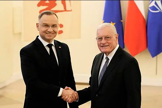 Polish president says US will not reduce regional troop presence