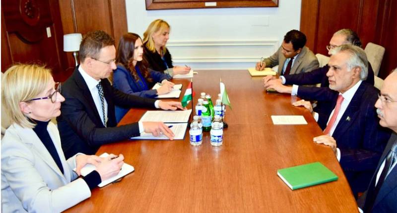 Deputy PM Dar meets Hungary’s Trade Minister to discuss bilateral businesses
