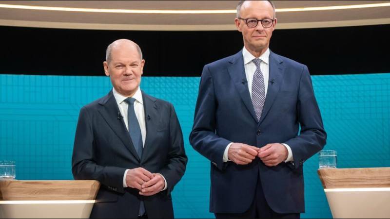 Germany's Scholz, Merz to clash in final pre-election debate