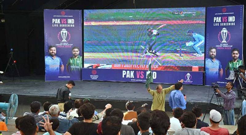 Big screens across Sindh to broadcast Pakistan-India clash live