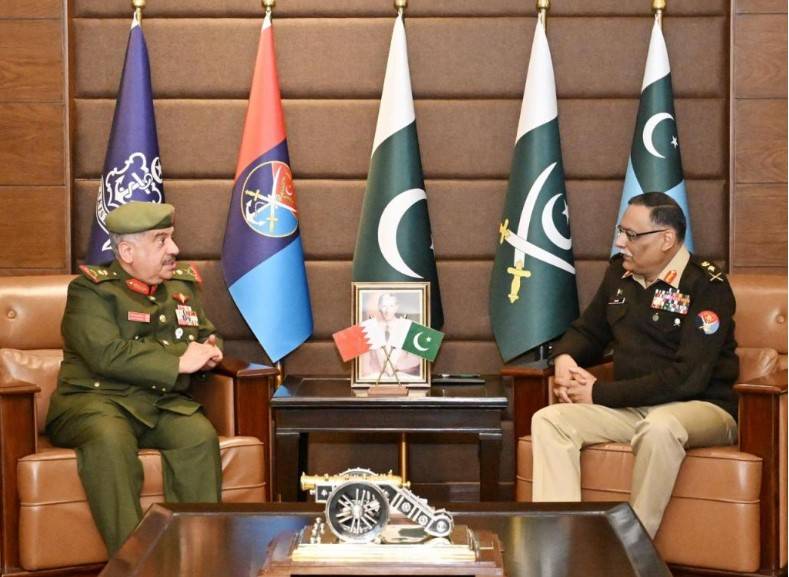 JCSC Chairman Sahir Mirza holds talk with Bahrain General