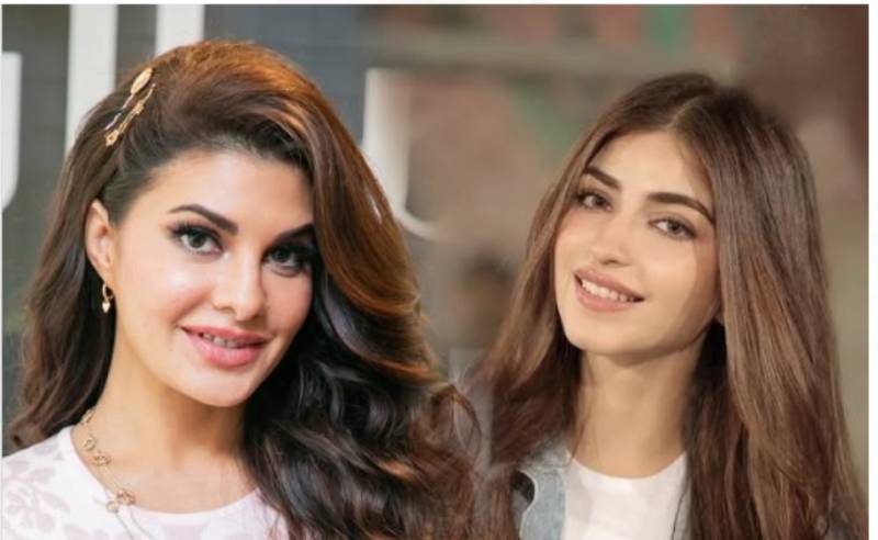 Jacqueline Fernandez sends best wishes to Kinza Hashmi for Hawa Banke