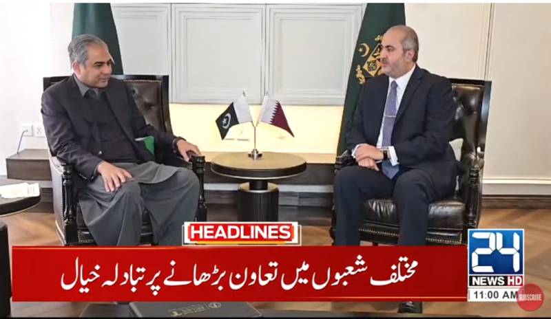 Mohsin Naqvi takes up prisoners issue with Qatar envoy