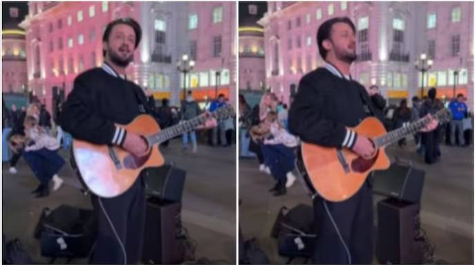 Atif Aslam captivates fans with magical street performance in London