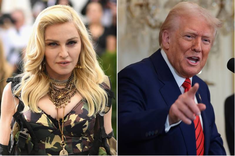 'Queen of Pop' Madonna lambasts 'King' Trump
