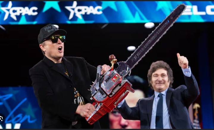 Chainsaw-wielding Musk savors Trump's return to White House