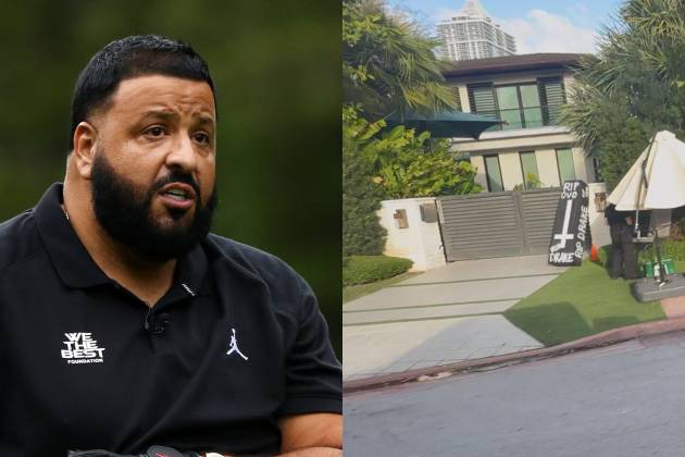 DJ Khaled becomes 2nd rapper to receive mysterious coffin at home