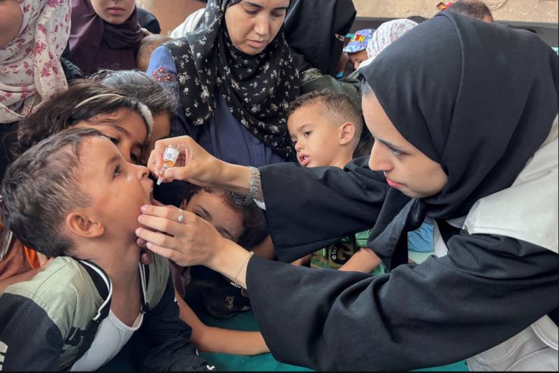 New polio vaccination drive begins in Gaza