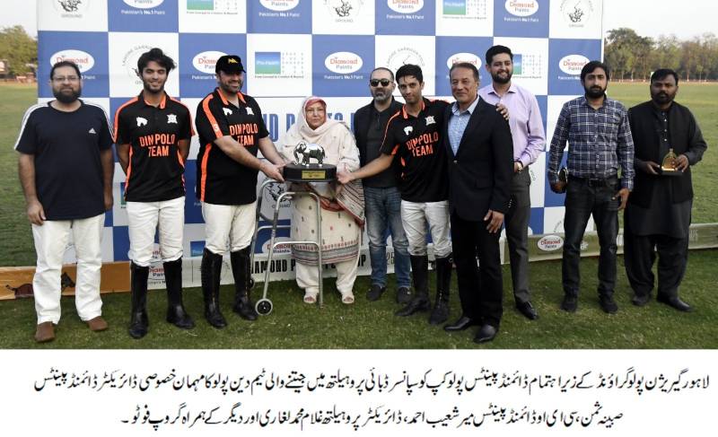 Din Polo clinch Diamond Paints Polo Cup trophy