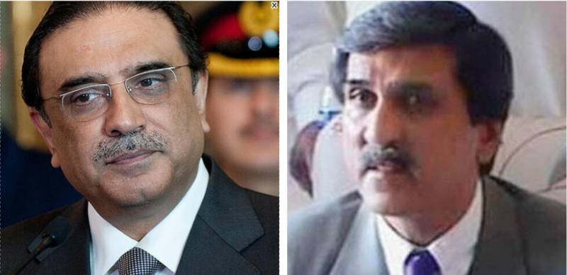 President Zardari meets ex-Punjab governor 