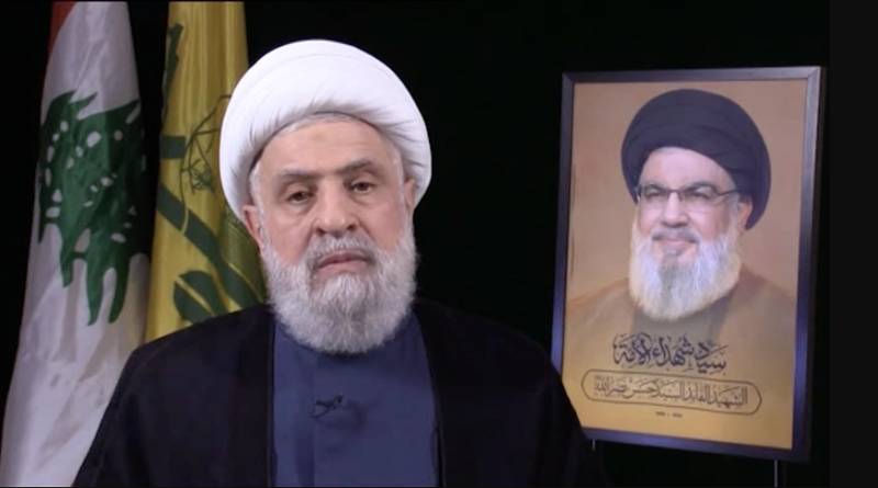 Hezbollah leader says refuses for 'tyrant America to control' Lebanon