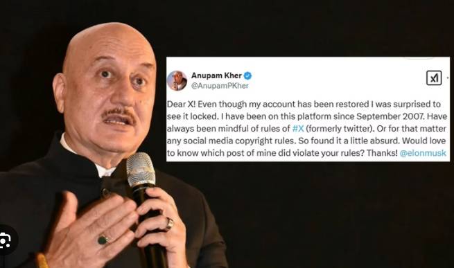 'Which post violate your rules': Anupam Kher questions Elon Musk after 'X' gets locked
