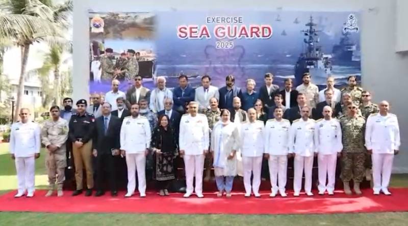 Pakistan Navy’s Exercise Sea Guard 2025 begins in Karachi